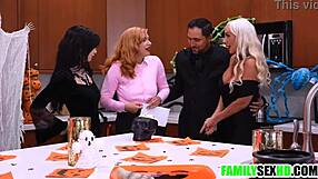 oh man our step family halloween orgy with aunt cousin and dildos got so wild... ugh