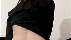 Think your girlfriend's innocent? Watch this slutty British one squirt on cam