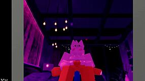 furry roblox player takes big cock anal pounding