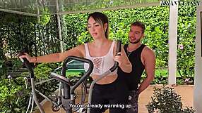 Busty Blonde Student Tatiana Alvarez Fucks Trainer Brian Evansx Hard