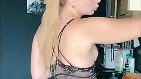 Russian Crossdresser Flaunts Cute Ass In See-Through Bigo Live!