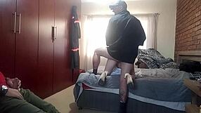 what if your curvy tattooed next door neighbor dirty talked while fucking a banana on homemade video?