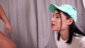 18yo jessie ames takes hard anal pounding and cumshot in mouth
