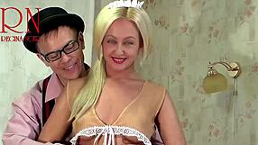 god regina noir irons in sexy maid uniform teasing nipples
