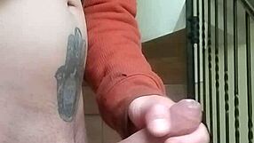 flashing huge cock in apartment stands while neighbor chats garage