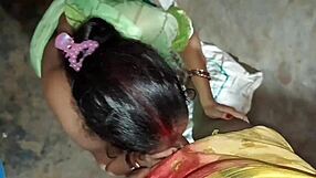sasur sneaks into bathroom for quick bahu fun and steamy session