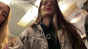 three sweaty girls force you to sniff asses pussies armpits socks. triple pov femdom sniffing session