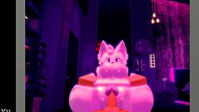 furry roblox player takes big cock anal pounding