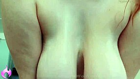 juicy annabel redd smothers huge cock between natural tits then rides to orgasm