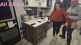ali allure sneaks into camper for stepson anal creampie fingering part 1