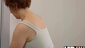 vip4k. russian milf begs to milk her shaved pussy hard