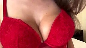 stepmom flaunts her massive milky natural tits up close