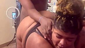 Oh Yes I Love Getting Bussed Down! Big Black Cock At Bed Edge!