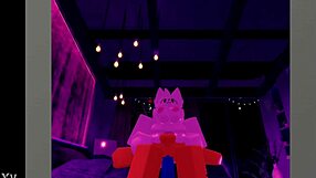 furry roblox player takes big cock anal pounding