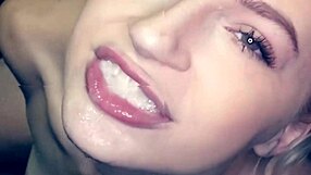 lizzie love hits gloryhole first time slurping cocks deepthroating with sloppy blowjobs