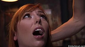 huge tits bdsm slave spreads bound ass wide begging for brutal anal whipping