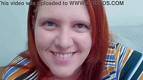 Chubby Redhead Hotwife Sucks Eagerly and Squirts Wild for Bull Lovers