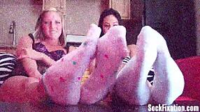 sniff my stinky socks while i tease your pervert foot fetish
