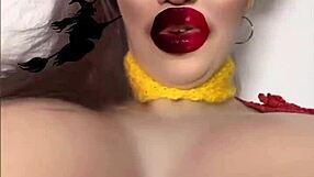 goddess in glasses demands your cash before jerk off slavery starts