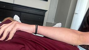 Can petite 18+ step sis Daisy Phoenix handle old man's creampie skills?