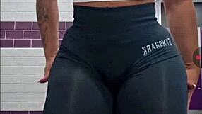 ever wonder what happens when sexy gym asses get too tempting?