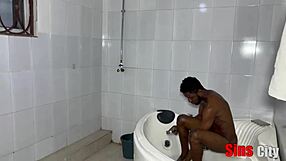 hey babe sneaky bathroom quickie with big black cock pounding my ass