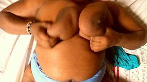 Curvy bbw cums multiple times on bbc morning