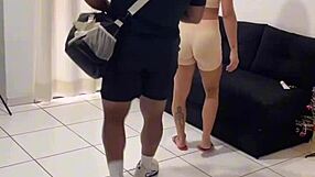 BBC Personal Trainer Pounds Hotwife's Juicy Pussy In Gym Quickie