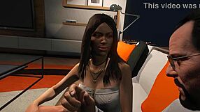 GTA 5 hooker joins for wild bedroom fun