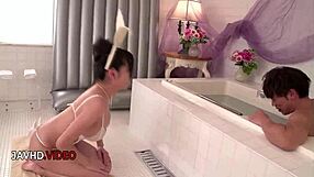 i can't resist miho ichiki's big tits teasing kinky titty fuck handjob
