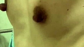 shower sex wife nipples harden from pinching and licking