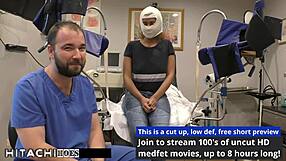 Freshman Taylor Ortega's Mandatory Hitachi Orgasm by Doctor