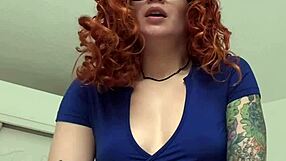 Office Beta Bitch Locked in Chastity Begs for Spit-Roast Creampies