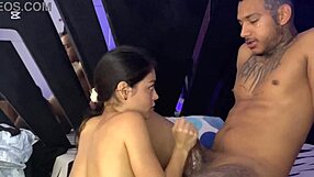 Exotic Colombian Girlfriend Strips Teases And Gives Deep Blowjob In New Apartment Bedroom