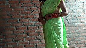 Jeth ji lays brother’s bahu on bed and fucks her hard