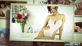Sweet japanese babe gulps massive load after sloppy bj hd
