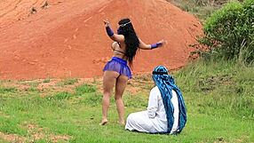 in the scorching desert, alejandra palacios rides big cocks as the egyptian goddess craves more