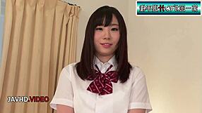 Ichika Ayamori's Kinky Schoolgirl Blowjob Ignites Forbidden Heat