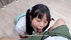 asian cutie begs teacher to fuck her horny holes!!