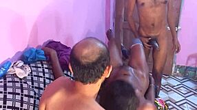 deshi bengali beauty popy khatun and sumona get blown and fucked hard by hanif and manik