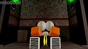 Bent Sluts Ride and Suck in Wild FNAF Roblox Fuck