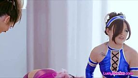 Mortal kombat cosplay foursome kitana sonya mileena suck and fuck