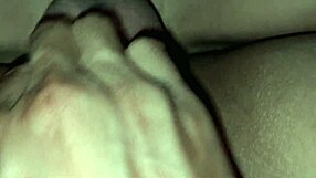 Shaved babe's wet pussy waits for no one