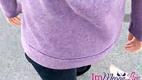 Immeganlive Rips Wedgies on Amateur Girls Outdoors