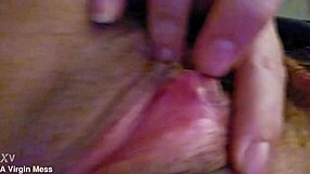rough clit rub has me dripping wet already 💦😈