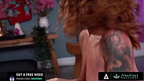 lumi ray's nuru massage turns into wild pounding frenzy