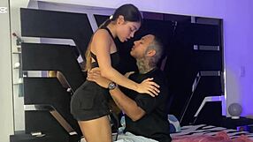 Exotic Colombian Girlfriend Strips Teases And Gives Deep Blowjob In New Apartment Bedroom