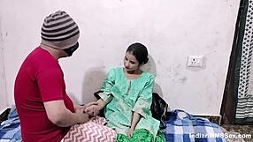 Curvy Indian wife's body glows in real marital fucking