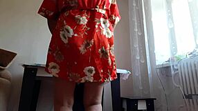 gf's mom grabs me at the store for loud passionate pussy pounding