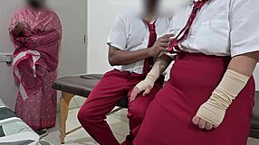Students Fuck Hard While Teacher Watches Their Huge Cocks Pound!